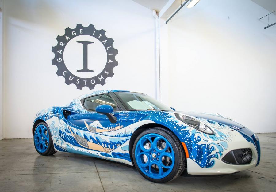  Alfa Romeo 4C Great Wave by Garage Italia Customs 2016 года  (фото 1 из 6)